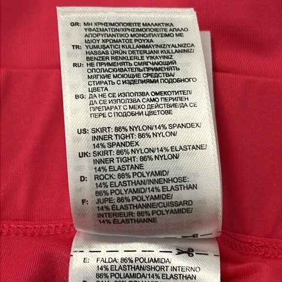 Adidas Climalite Pink and White Tennis Skort - Picture 11 of 11